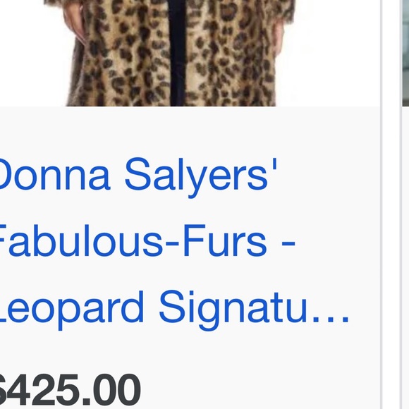 FABULOUS FAKE by DONNA SALYERS… full length lined coat in new condition. - Picture 7 of 7